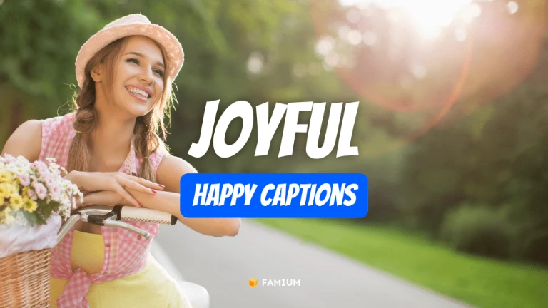 Joyful Happy Captions for Instagram